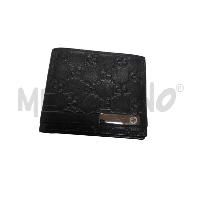PORTAFOGLIO A LIBRO GUCCI SHIMAN 233100 IN NERO | Mercatino dell'Usato Torino via ceresole 2