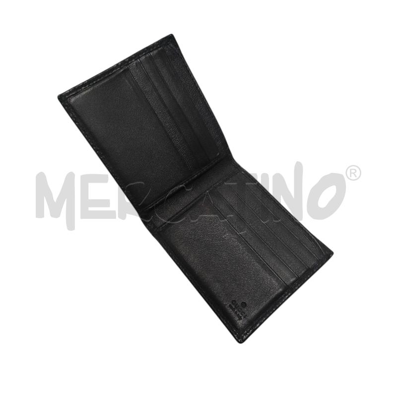 PORTAFOGLIO A LIBRO GUCCI SHIMAN 233100 IN NERO | Mercatino dell'Usato Torino via ceresole 4