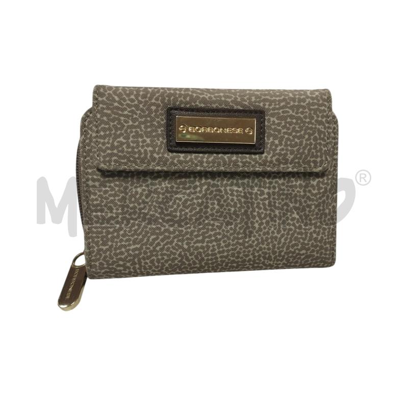 PORTA FOGLIO BORBONESE BEIGE TESSUTO  | Mercatino dell'Usato Torino via ceresole 1