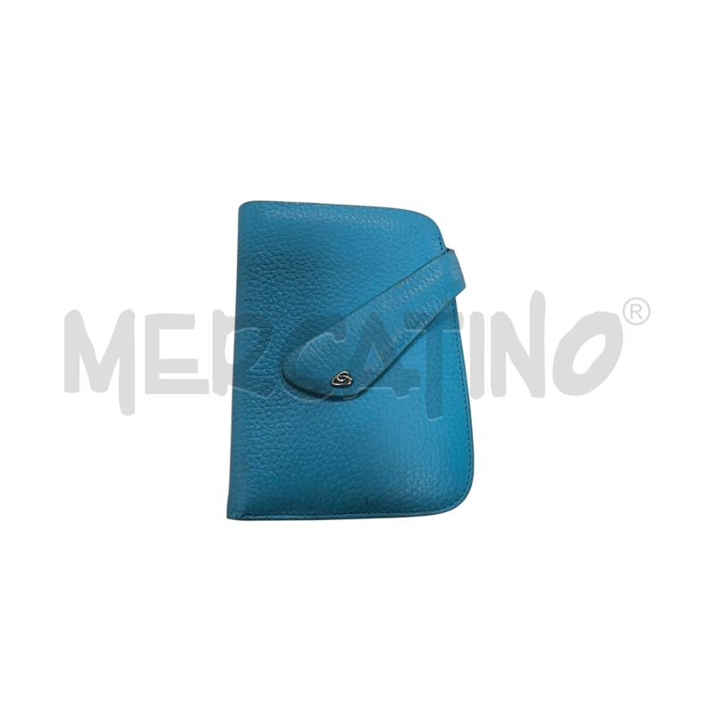 PORTA FOGLIO  BREIL AZZURRO PELLE  | Mercatino dell'Usato Torino via ceresole 1