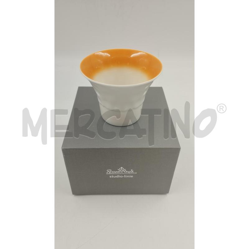 PORTA LUMINO ROSENTHAL ARANCIONE | Mercatino dell'Usato Torino via ceresole 1