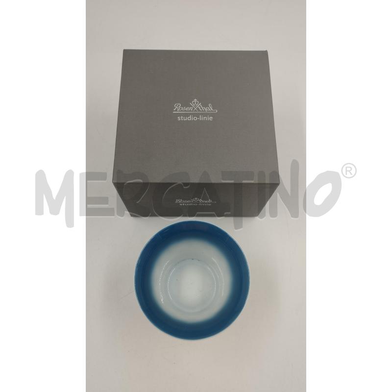 PORTA LUMINO ROSENTHAL AZZURRO | Mercatino dell'Usato Torino via ceresole 2