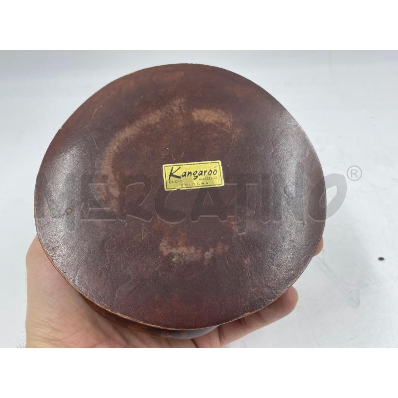 POSA CENERE ONICE CON BASE IN CUOIO | Mercatino dell'Usato Torino via ceresole 4