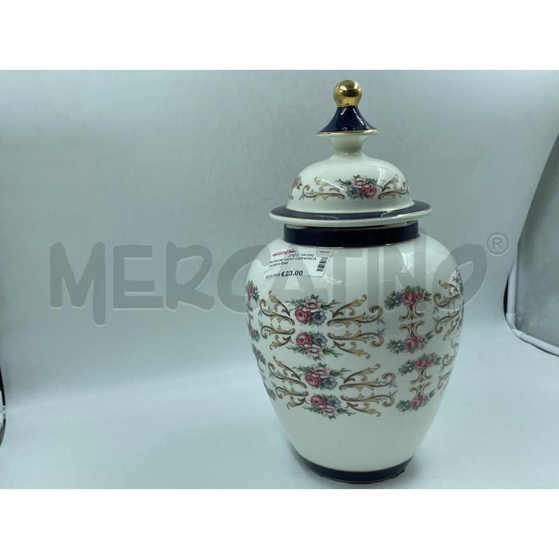 POTICHE VASO CERAMICA FIORENTINE | Mercatino dell'Usato Torino via ceresole 3