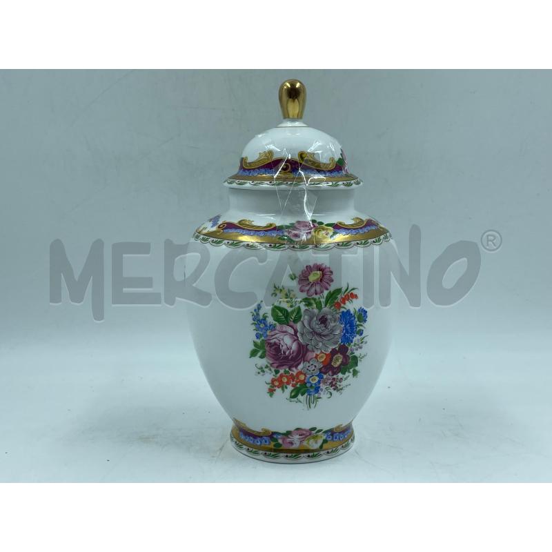 POTICHE VASO LIMOGES DEC. FIORI  | Mercatino dell'Usato Torino via ceresole 1