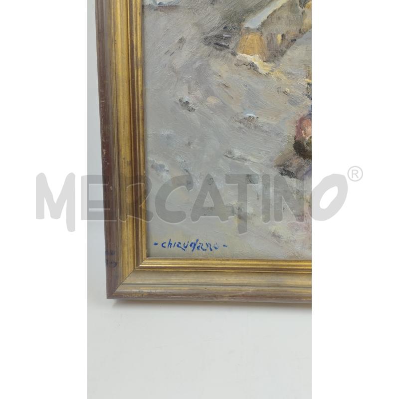 QUADRO BARCHE A CERVO LIGURE F.TO CHIAUDANO | Mercatino dell'Usato Torino via ceresole 2