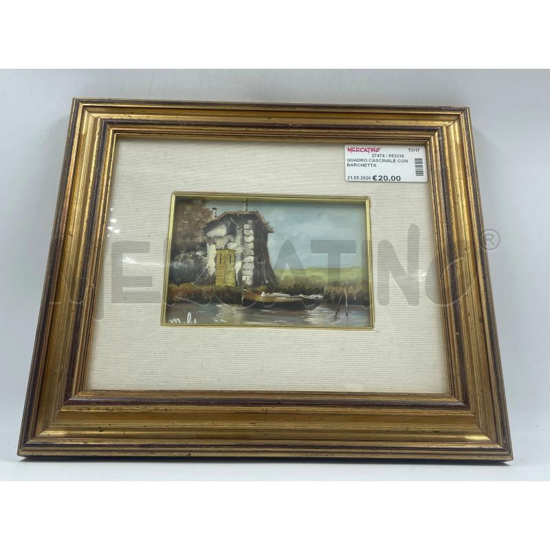 QUADRO CASCINALE CON BARCHETTA | Mercatino dell'Usato Torino via ceresole 3