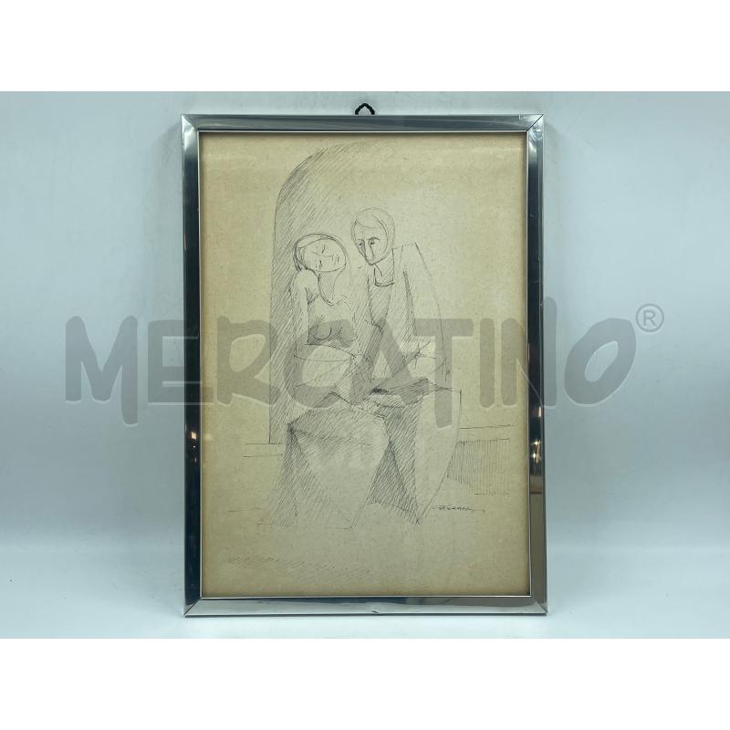QUADRO MATITA COPPIA FIDANZATI | Mercatino dell'Usato Torino via ceresole 1