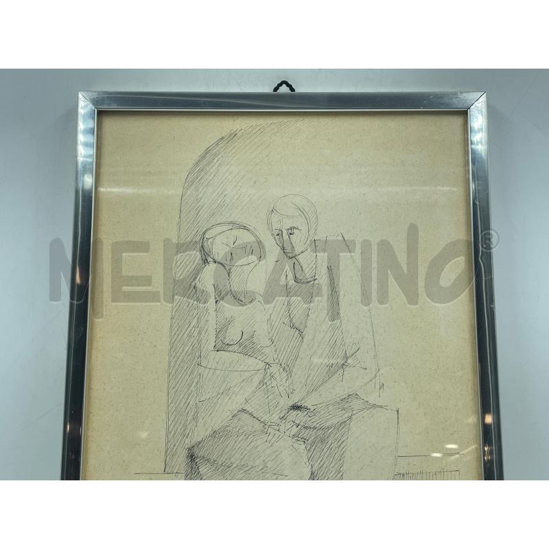 QUADRO MATITA COPPIA FIDANZATI | Mercatino dell'Usato Torino via ceresole 3