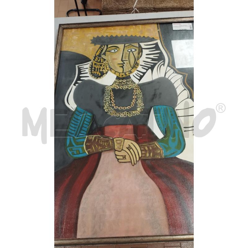 QUADRO MODERNO PERSONA STILIZZATA | Mercatino dell'Usato Torino via ceresole 1