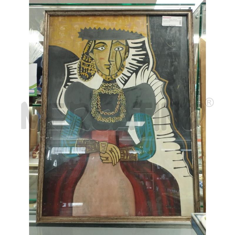 QUADRO MODERNO REGINA STILIZZATA | Mercatino dell'Usato Torino via ceresole 1