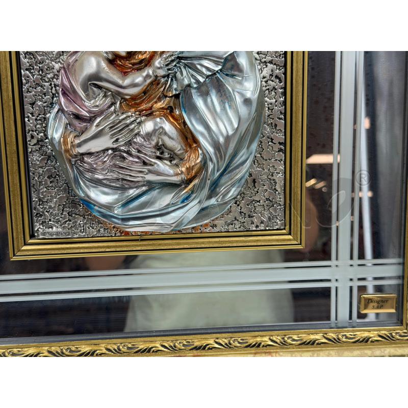 QUADRO RILIEVO MADONNA CON GESU' | Mercatino dell'Usato Torino via ceresole 3