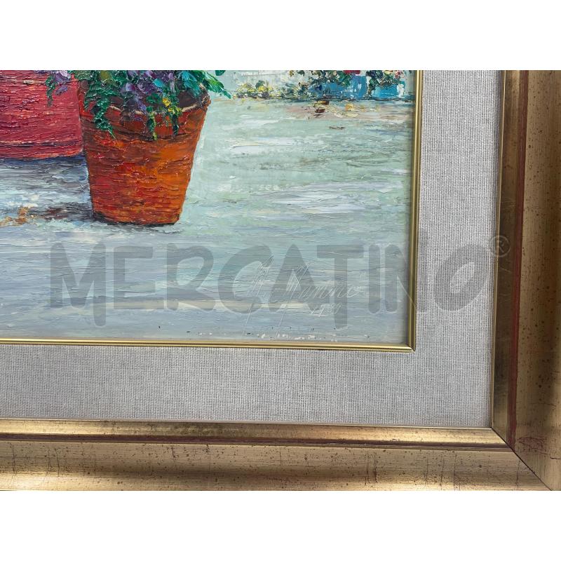 QUADRO VASO FIORI F.TO MENNI 1989 | Mercatino dell'Usato Torino via ceresole 5
