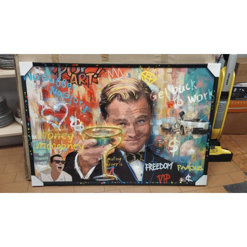 QUADRO WOLF OF WALL STREET CALICE LUMINOSO | Mercatino dell'Usato Torino via ceresole 1
