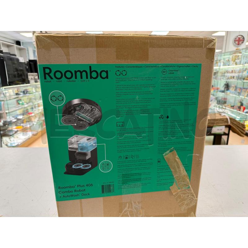 ROBOT ROOMBA 406 PLUS NUOVO | Mercatino dell'Usato Torino via ceresole 3