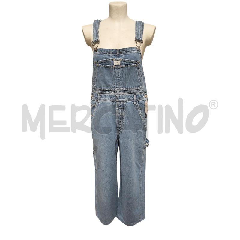 SALOPETTE CALVIN KLEIN JEANS AZZURRO  | Mercatino dell'Usato Torino via ceresole 1