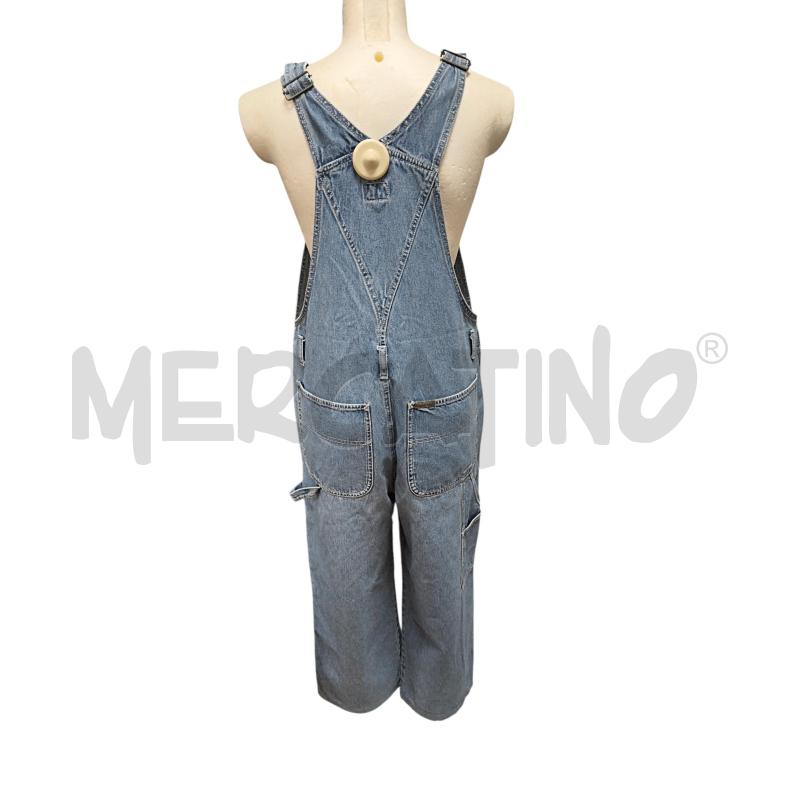 SALOPETTE CALVIN KLEIN JEANS AZZURRO  | Mercatino dell'Usato Torino via ceresole 3