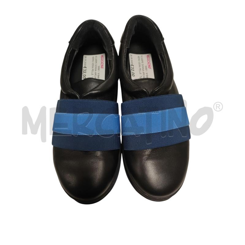 SCARPE DONNA ARCARANI NERO VERA PELLE PLATFORM  | Mercatino dell'Usato Torino via ceresole 2