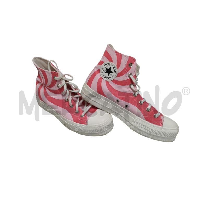 SCARPE DONNA CONVERSE BIANCO ROSA | Mercatino dell'Usato Torino via ceresole 1