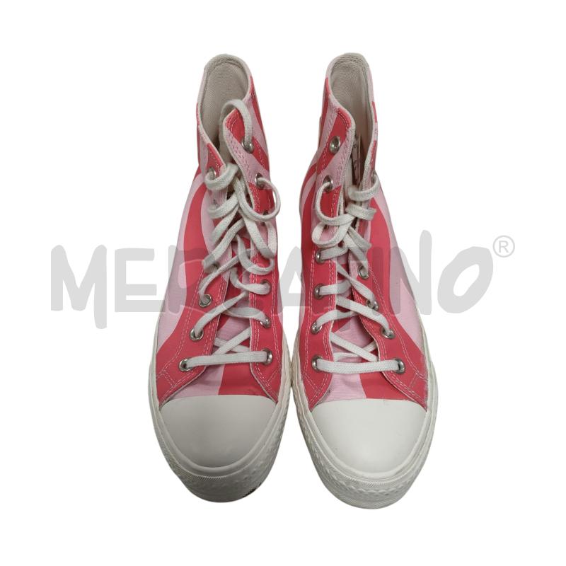 SCARPE DONNA CONVERSE BIANCO ROSA | Mercatino dell'Usato Torino via ceresole 2