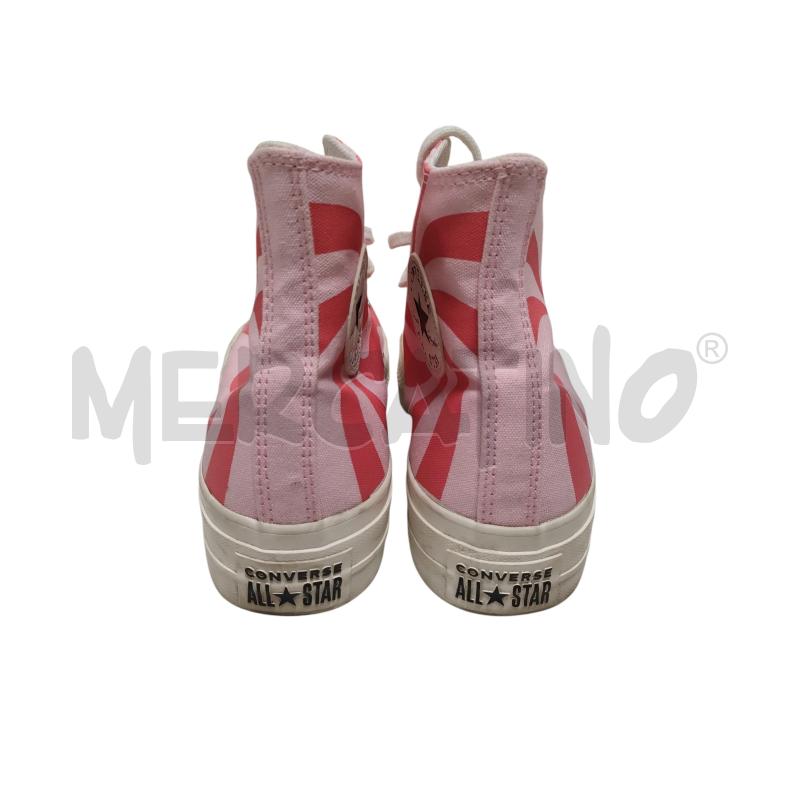 SCARPE DONNA CONVERSE BIANCO ROSA | Mercatino dell'Usato Torino via ceresole 3
