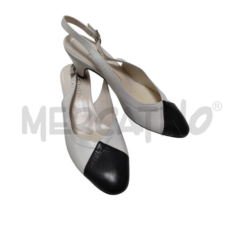 SCARPE DONNA ELATA BIANCO NERO CERIMONIA | Mercatino dell'Usato Torino via ceresole 1