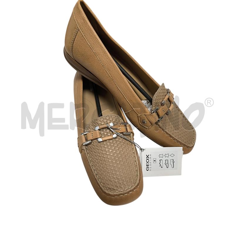 SCARPE DONNA GEOX MARRONE BEIGE NUOVE  | Mercatino dell'Usato Torino via ceresole 1