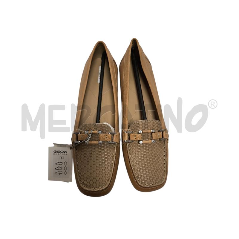 SCARPE DONNA GEOX MARRONE BEIGE NUOVE  | Mercatino dell'Usato Torino via ceresole 2