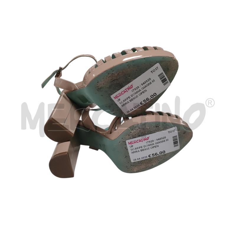 SCARPE DONNA GIANNI MARRA BEIGE OPEN TOE  | Mercatino dell'Usato Torino via ceresole 4