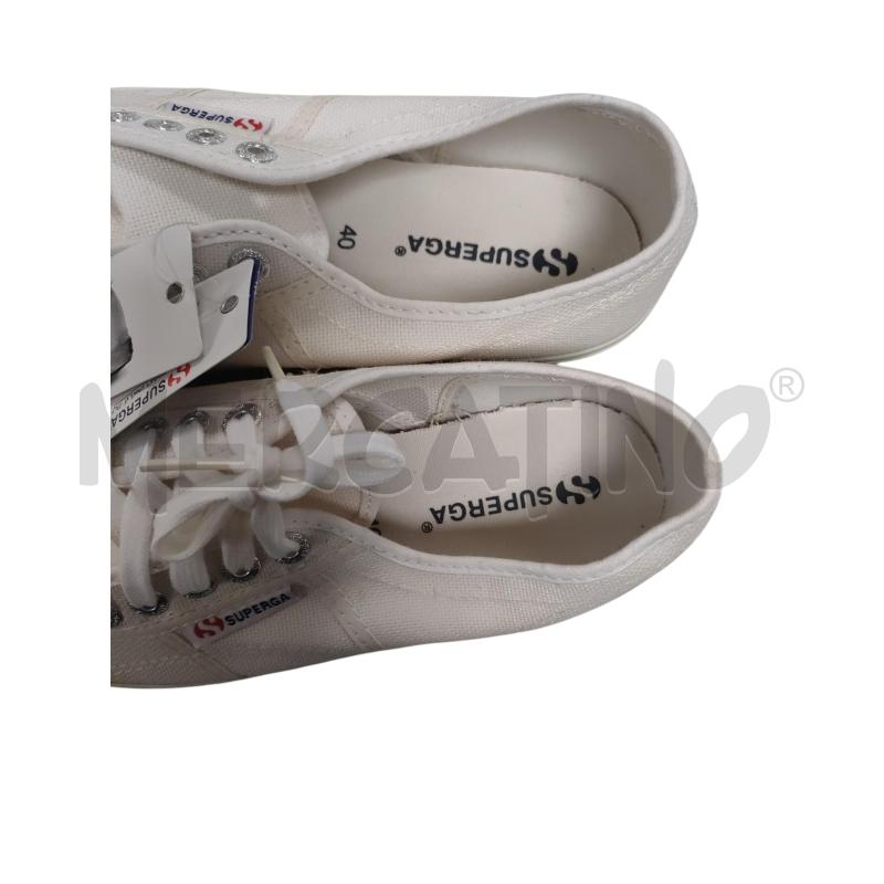 SCARPE DONNA SUPERGA BIANCO | Mercatino dell'Usato Torino via ceresole 3