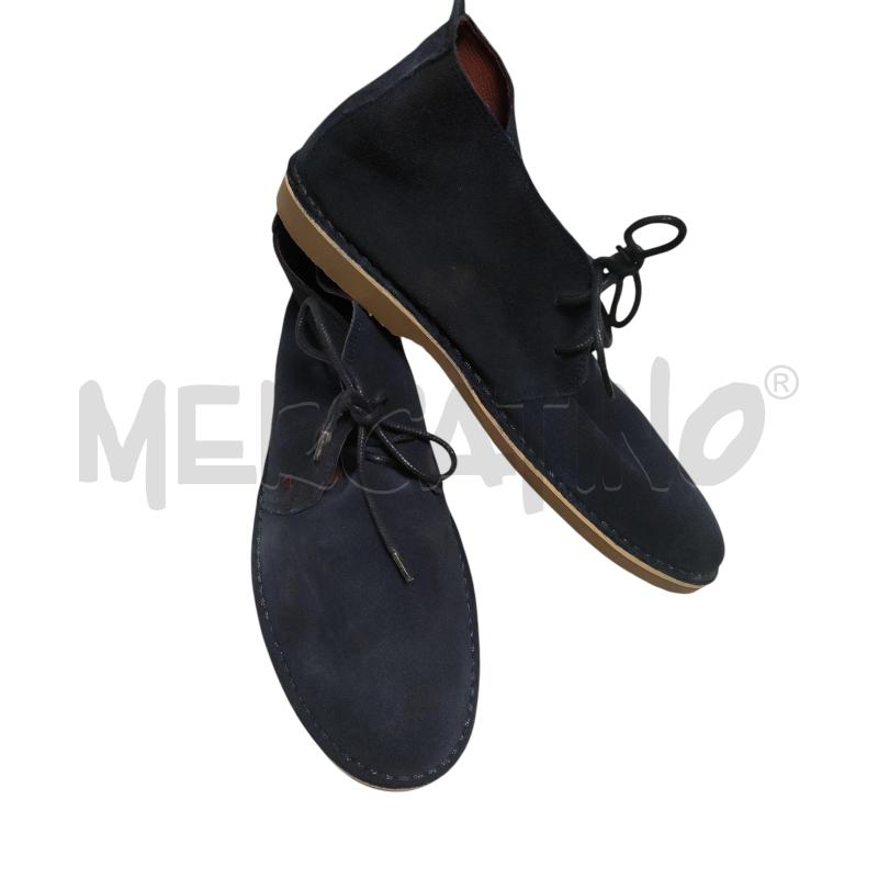 SCARPE UOMO GUESS VERA PELLE BLU  | Mercatino dell'Usato Torino via ceresole 2