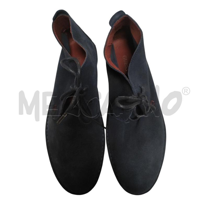 SCARPE UOMO GUESS VERA PELLE BLU  | Mercatino dell'Usato Torino via ceresole 3
