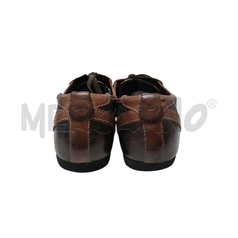 SCARPE UOMO HENRI LLORD MARRONE PELLE  | Mercatino dell'Usato Torino via ceresole 3