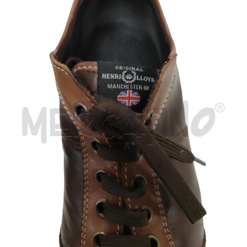 SCARPE UOMO HENRI LLORD MARRONE PELLE  | Mercatino dell'Usato Torino via ceresole 5