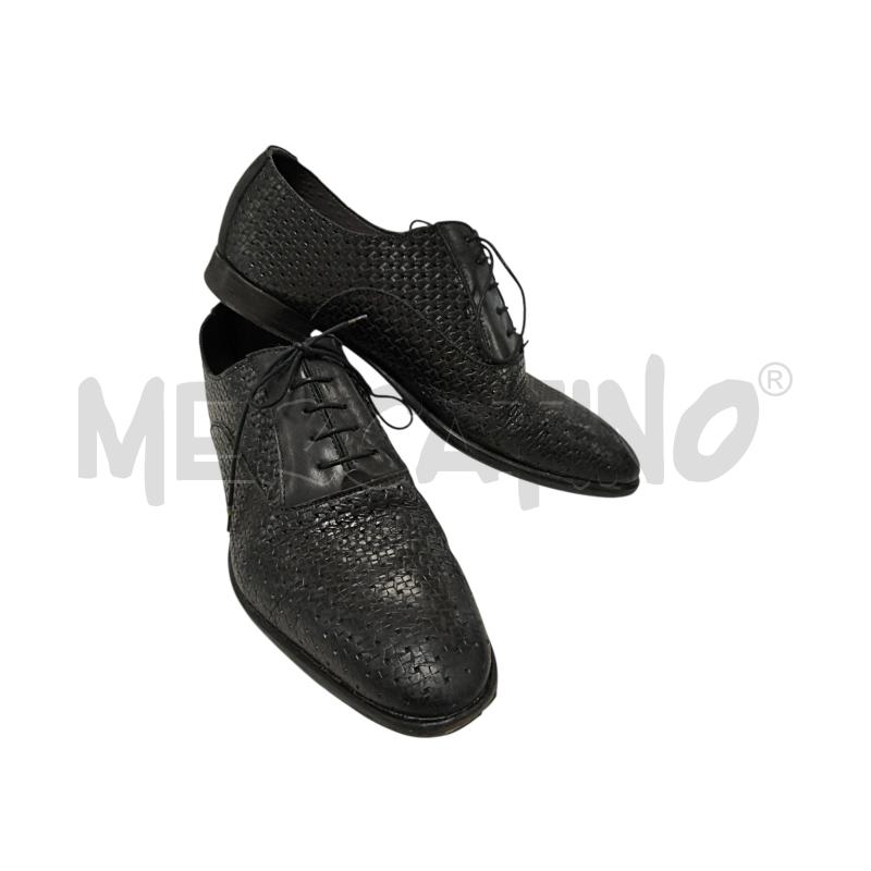 SCARPE UOMO POLLINI VERA PELLE NERO  | Mercatino dell'Usato Torino via ceresole 1