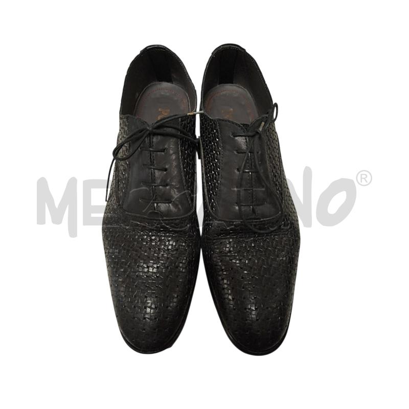 SCARPE UOMO POLLINI VERA PELLE NERO  | Mercatino dell'Usato Torino via ceresole 2