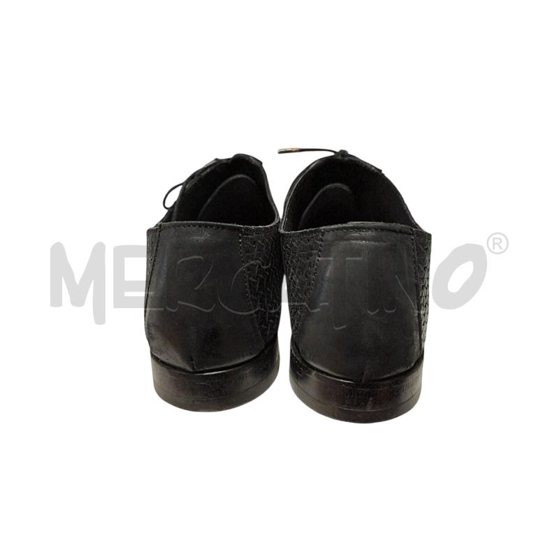 SCARPE UOMO POLLINI VERA PELLE NERO  | Mercatino dell'Usato Torino via ceresole 3