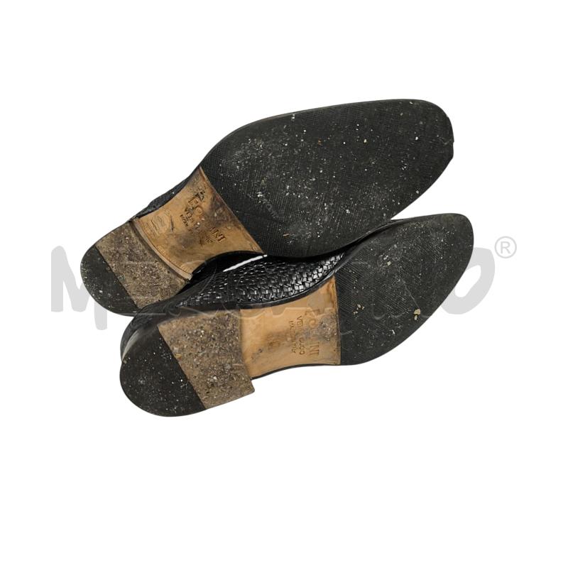 SCARPE UOMO POLLINI VERA PELLE NERO  | Mercatino dell'Usato Torino via ceresole 4