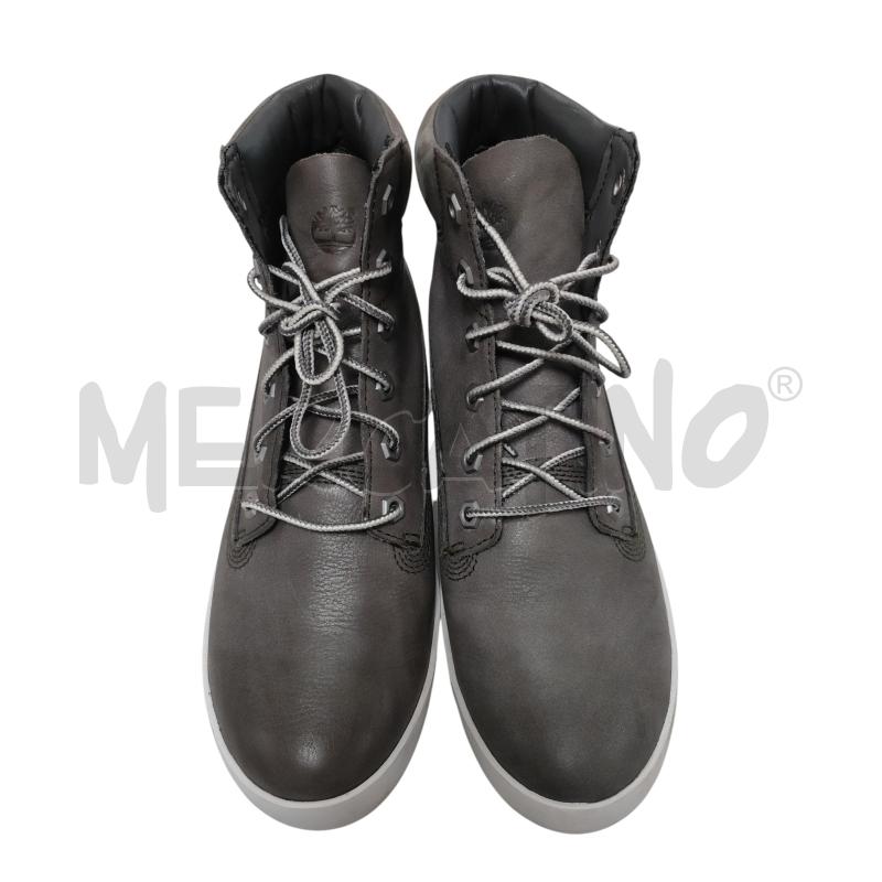 SCARPONCINO DONNA TIMBERLAND GRIGIO PELLE  | Mercatino dell'Usato Torino via ceresole 2