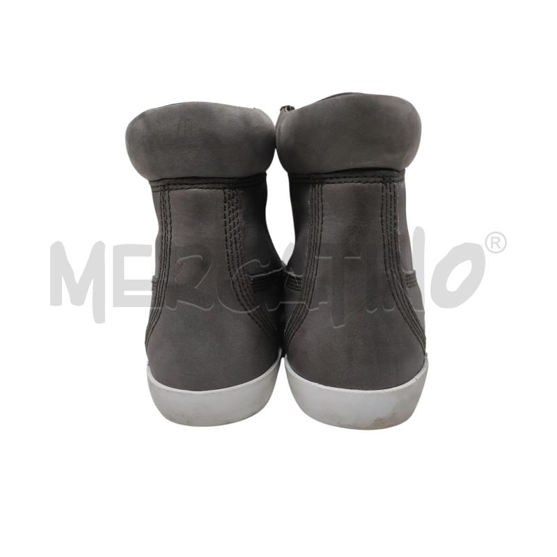 SCARPONCINO DONNA TIMBERLAND GRIGIO PELLE  | Mercatino dell'Usato Torino via ceresole 3