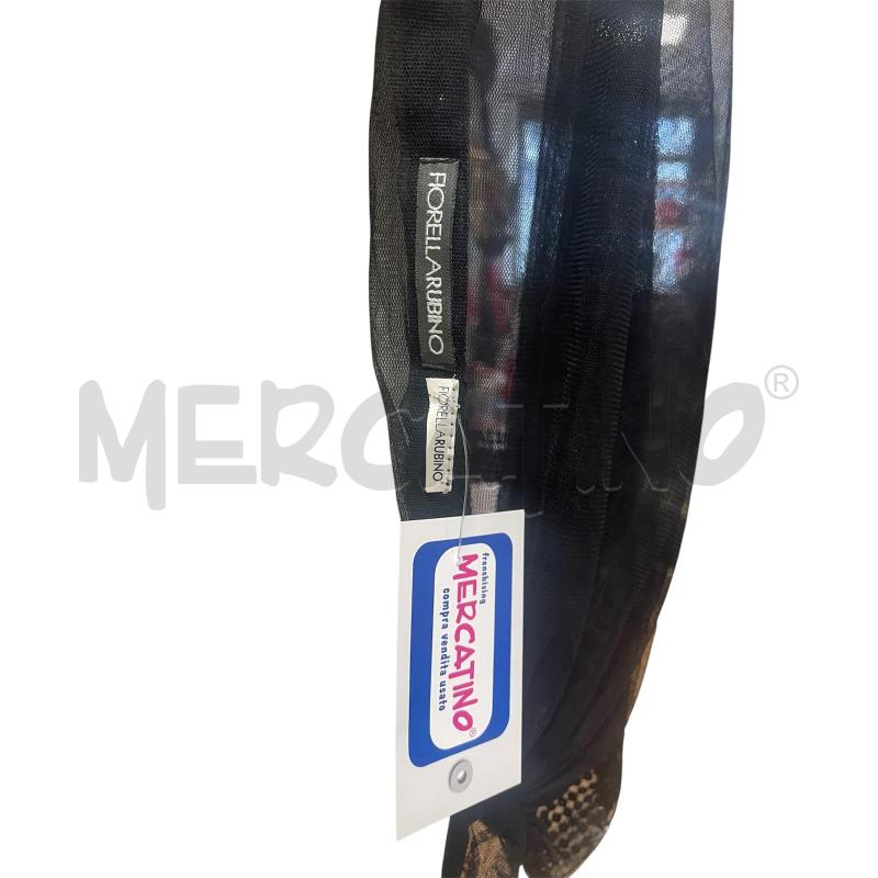 SCIALLE  FIORELLA RUBINO NERO MESH PAILETTES | Mercatino dell'Usato Torino via ceresole 4