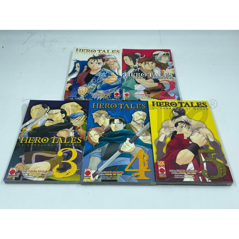 SERIE COMPLETA MANGA HERO TALES 1-5 | Mercatino dell'Usato Torino via ceresole 3