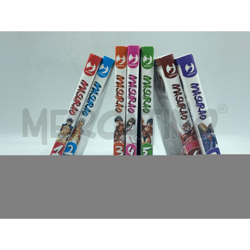 SERIE COMPLETA MANGA MASURAO 1-7 | Mercatino dell'Usato Torino via ceresole 1