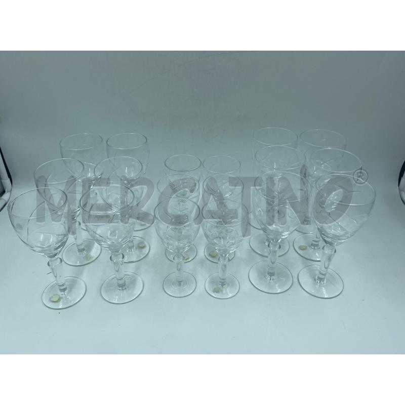 SERVIZIO BICCHIERI CRISTALLO 1 PZ | Mercatino dell'Usato Torino via ceresole 3