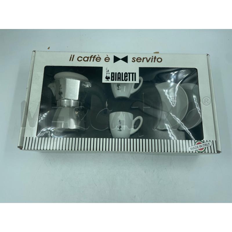 SERVIZIO CAFFETTIERA DAMA BIALETTI CON TAZZINE | Mercatino dell'Usato Torino via ceresole 1