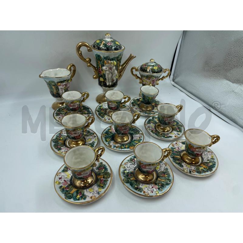 SERVIZIO CAFFE' CAPODIMONTE DA 9 | Mercatino dell'Usato Torino via ceresole 3
