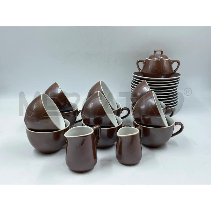 SERVIZIO DA TEA BAVARIA MARRONE COMPLETO | Mercatino dell'Usato Torino via ceresole 1
