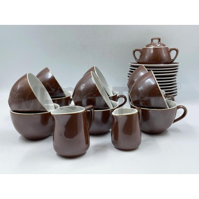 SERVIZIO DA TEA BAVARIA MARRONE COMPLETO | Mercatino dell'Usato Torino via ceresole 3