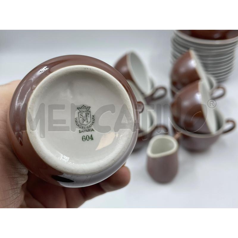 SERVIZIO DA TEA BAVARIA MARRONE COMPLETO | Mercatino dell'Usato Torino via ceresole 4