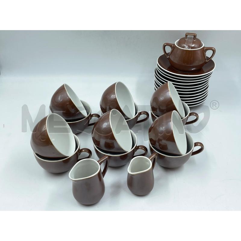 SERVIZIO DA TEA BAVARIA MARRONE COMPLETO | Mercatino dell'Usato Torino via ceresole 5